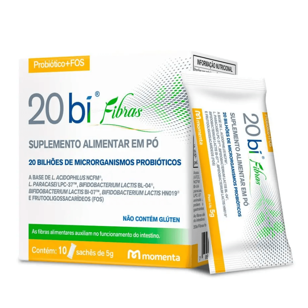 Suplemento Alimentar 20 Bí Fibras com 10 Sachês